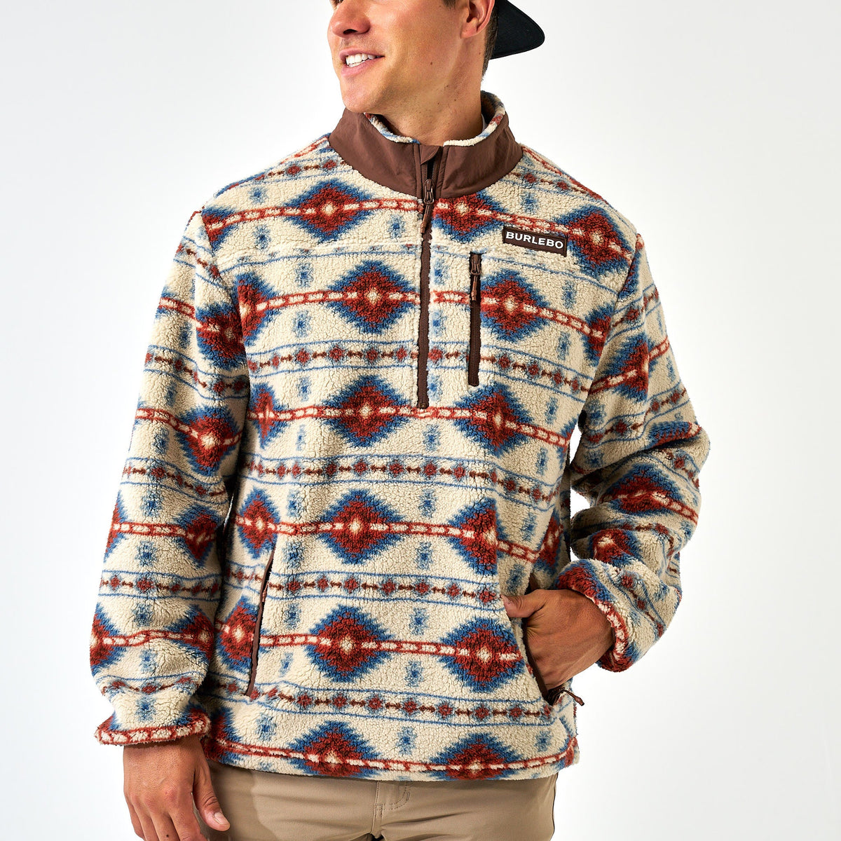 Burlebo Father & Son Arizona Aztec Mountain Fleece Sherpa Bundle
