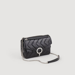 Sandro / Yza bag in certified leather Black