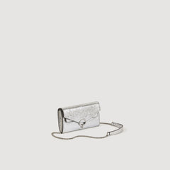 Sandro / Yza Pocket clutch bag Silver