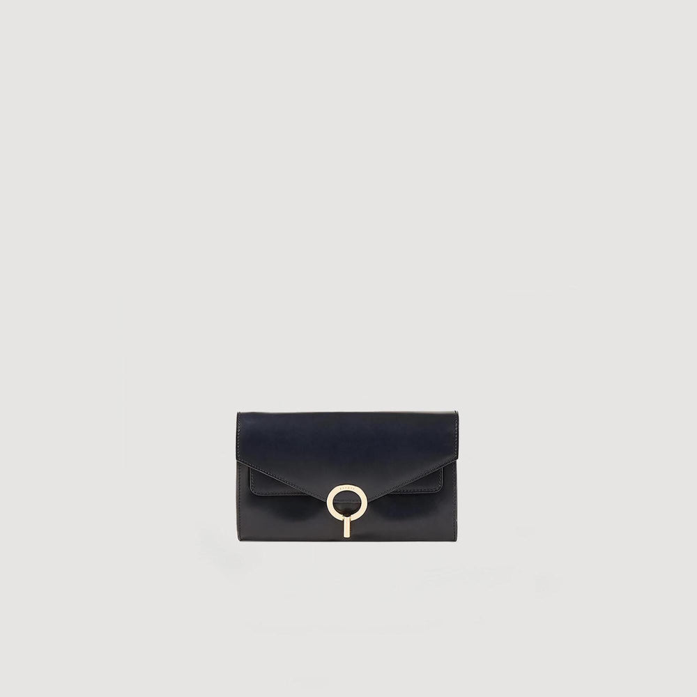 Sandro / Yza Pocket clutch bag Black