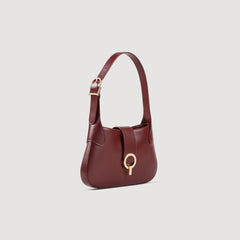 Sandro / Janet bag in certified leather Bordeaux