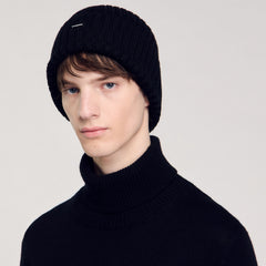 Sandro / Knit hat Black