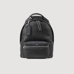 Sandro / Coated canvas backpack Black
