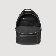 Sandro / Coated canvas backpack Black