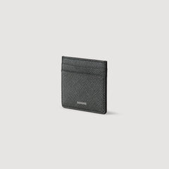 Sandro / Reconstituted leather cardholder Graphites