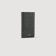 Sandro / Reconstituted leather leather wallet Graphites