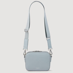 Sandro / Small reconstituted leather bag Blue Sky
