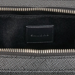 Sandro / Small reconstitued leather bag Graphites