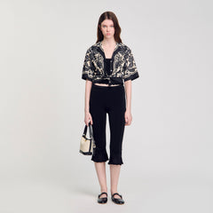 Sandro / Tangoso small bag Ecru / Black
