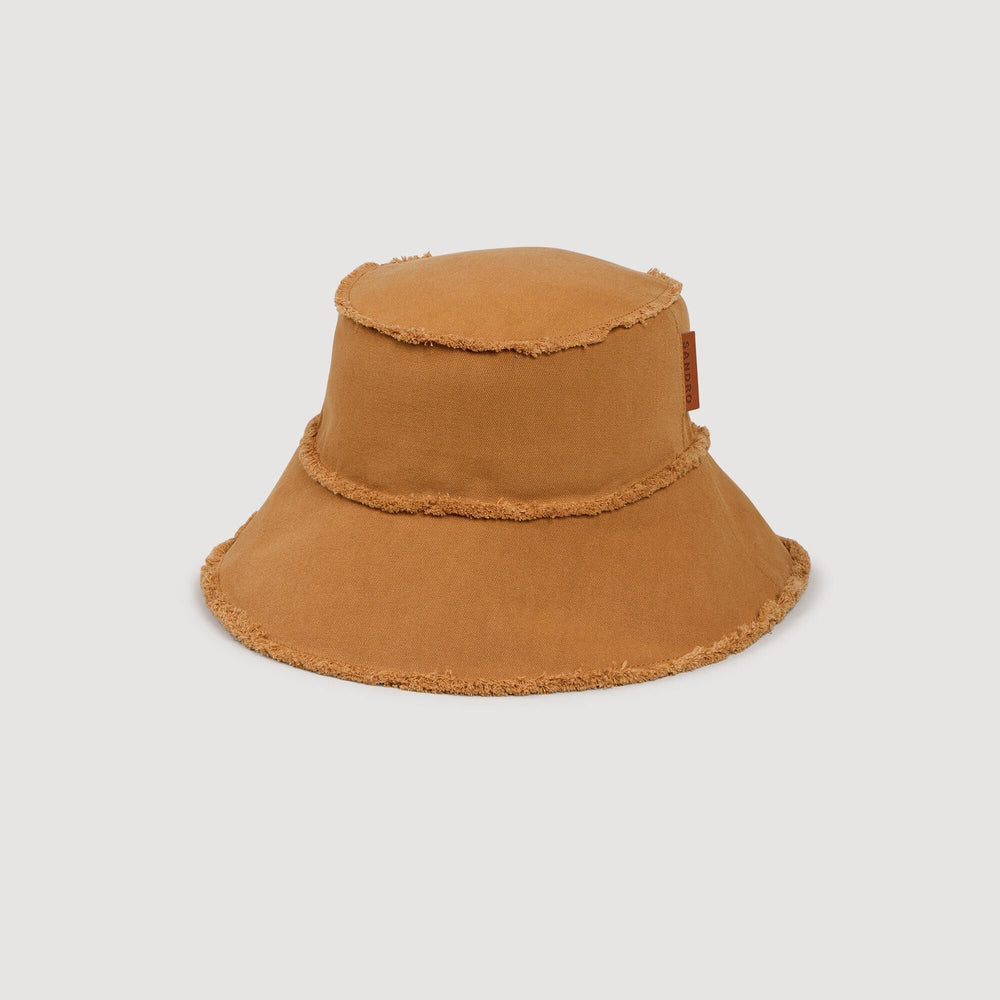 Sandro / Cotton bucket hat Camel