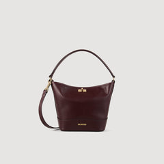 Sandro / Tangoso mini leather bag Bordeaux