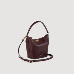 Sandro / Tangoso mini leather bag Bordeaux