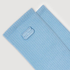 Sandro / Embroidered socks Blue Sky