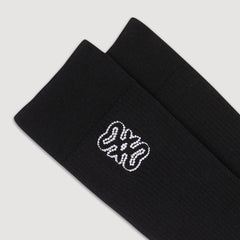 Sandro / Embroidered socks Black