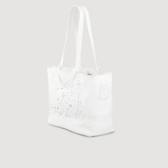Sandro / Crochet tote bag Ecru