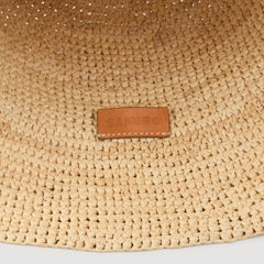 Sandro / Raffia bucket hat Natural