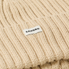 Sandro / Knit hat Butter Cream