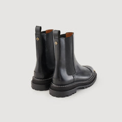 Sandro / Ankle boots with notched sole Black