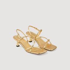 Sandro / Sandals with straps Gold