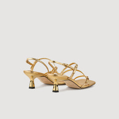 Sandro / Sandals with straps Gold
