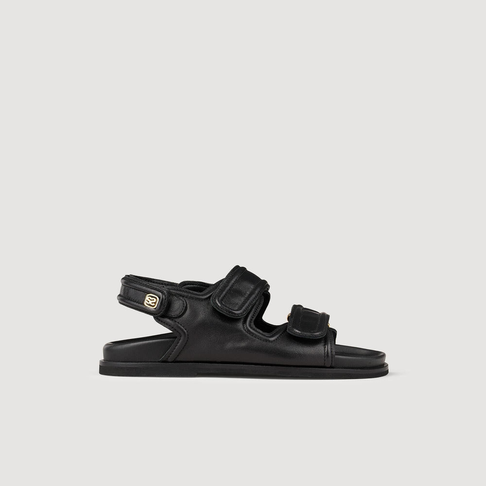 Sandro / Leather sandals Black