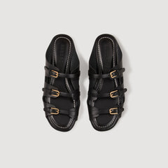 Sandro / Leather sandals Black