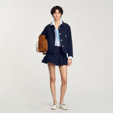 Sandro / Jacket with officer buttons Navy Blue