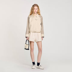 Sandro / Two-tone jacket Beige