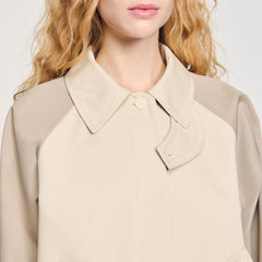 Sandro / Two-tone jacket Beige