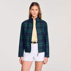 Sandro / Checked jacket Green / Blue