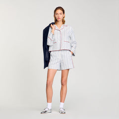 Sandro / Striped shirt Blue / Ecru
