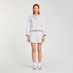 Sandro / Striped shirt Blue / Ecru
