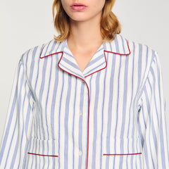 Sandro / Striped shirt Blue / Ecru