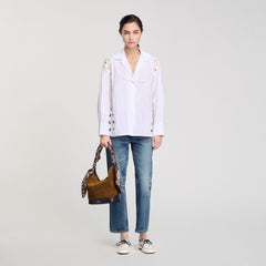 Sandro / Poplin shirt White