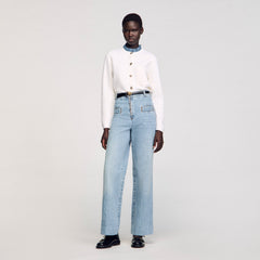 Sandro / Wide-leg jeans Blue Jean