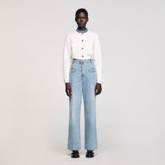 Sandro / Wide-leg jeans Blue Jean