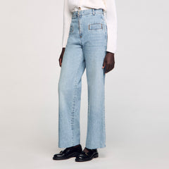 Sandro / Wide-leg jeans Blue Jean