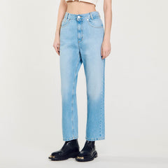 Sandro / Low-rise straight-leg jeans Blue Jean