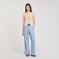 Sandro / Wide-leg jeans Blue Jean