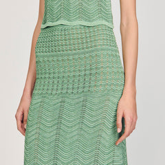 Sandro / Maxi knit skirt Mint
