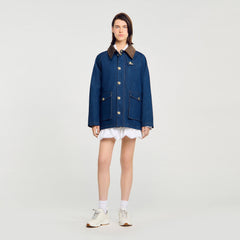 Sandro / Denim workwear jacket Blue Jean