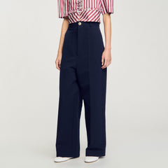 Sandro / Suit trousers Navy Blue