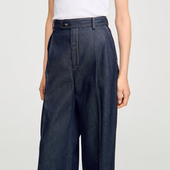 Sandro / Denim suit trousers Deep Blue