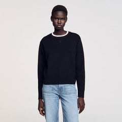 Sandro / Wool blend sweater Black
