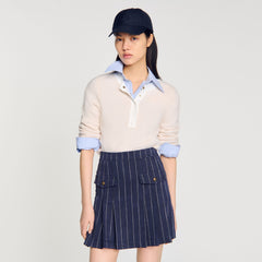 Sandro / Wool and cashmere sweater Nude