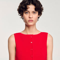 Sandro / Sleeveless sweater Red