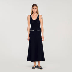Sandro / Beaded dress Black