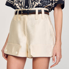 Sandro / Cargo shorts Ecru
