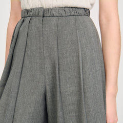 Sandro / Pleated long shorts Grey