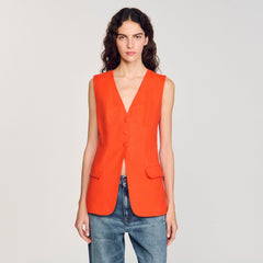 Sandro / Sleeveless vest Orange